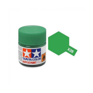 Tamiya Color X28 -peinture acrylique - vert parc transparent