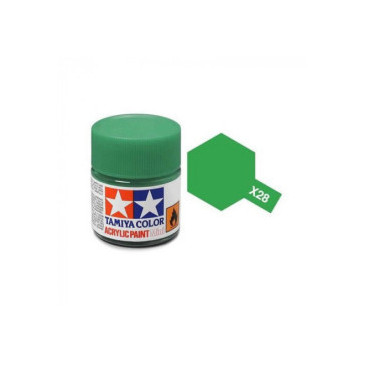 Tamiya Color X28 -peinture acrylique - vert parc transparent