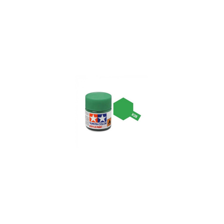 Tamiya Color X28 -peinture acrylique - vert parc transparent