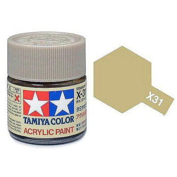 Tamiya Color X31 -peinture acrylique - Titanium Gold