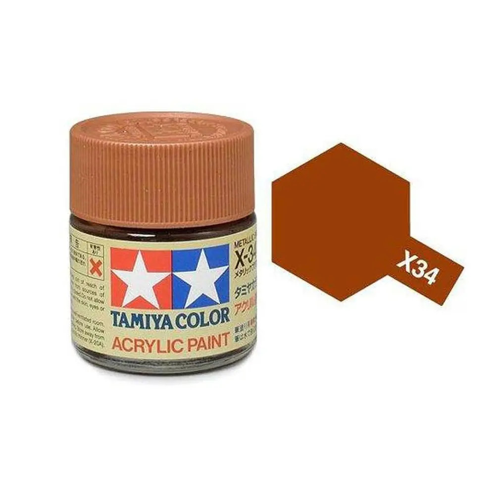 Tamiya Color X34 -peinture acrylique - Brun métallique