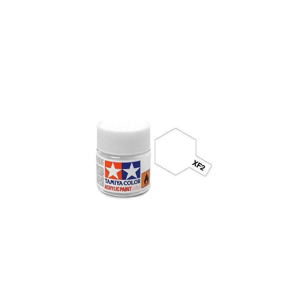 Tamiya Color XF2 -peinture acrylique - Flat white - Mat