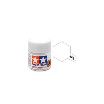 Tamiya Color XF2 -peinture acrylique - Flat white - Mat