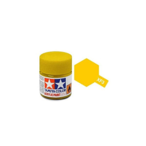 Tamiya Color XF3 - peinture acrylique - Flat jaune - Mat