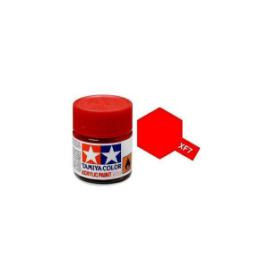 Tamiya Color XF7 -peinture acrylique - flat rouge - Mat