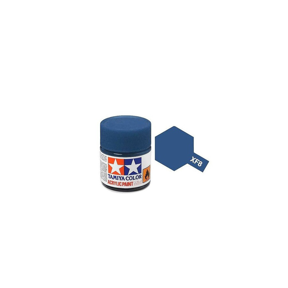 Tamiya Color XF8 -peinture acrylique - flat bleu - M