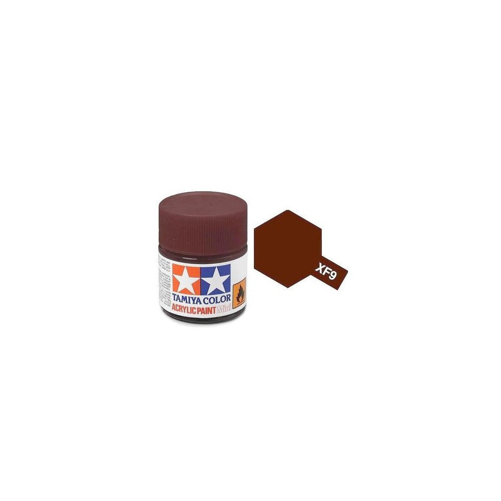 Tamiya Color XF9 -peinture acrylique - hull red - Mat