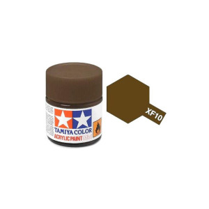 Tamiya Color XF10 -peinture acrylique - flat brown - Mat
