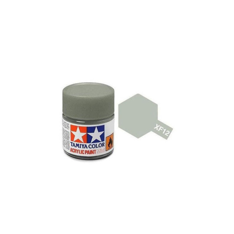 Tamiya Color XF12 -peinture acrylique - Gris Aéronaval - Mat