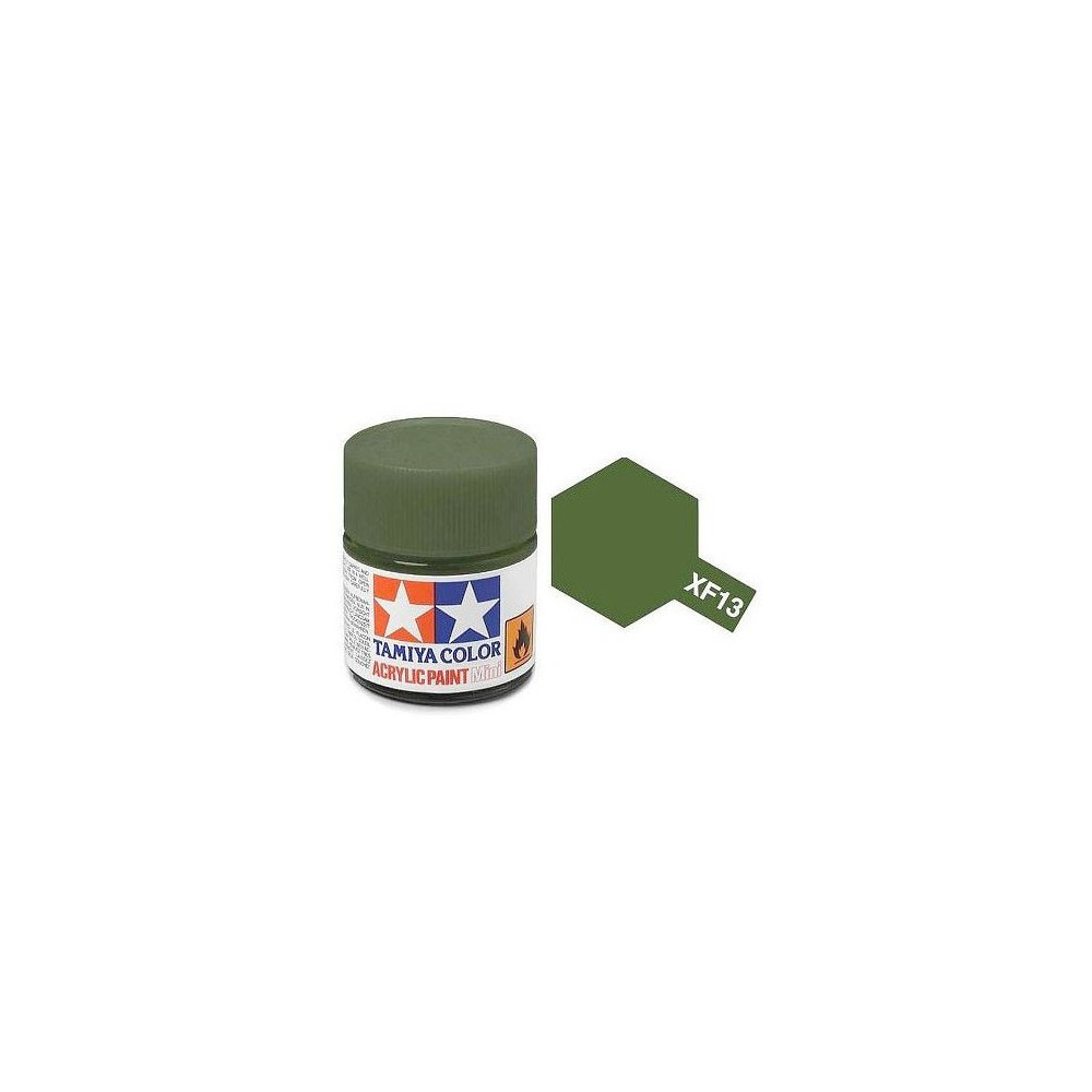 Tamiya Color XF13 -peinture acrylique - vert armée - Mat