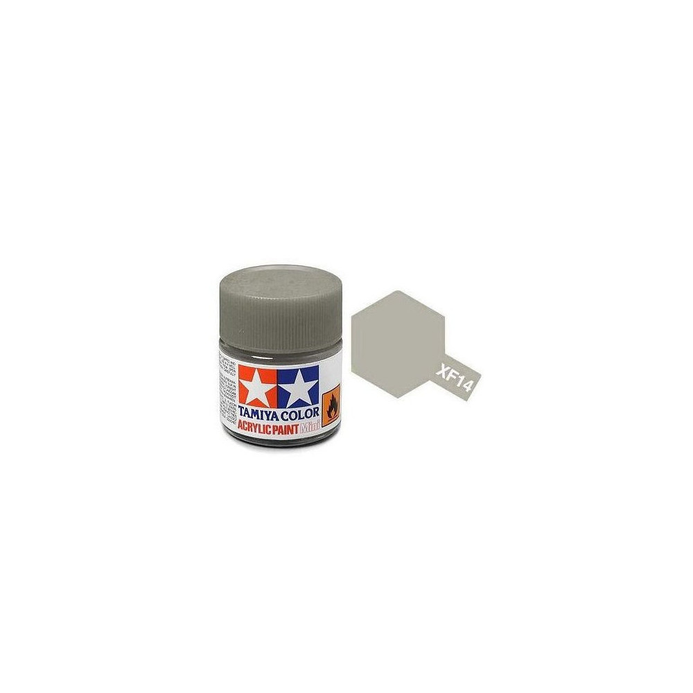 Tamiya Color XF14 -peinture acrylique - gris armée air - Mat