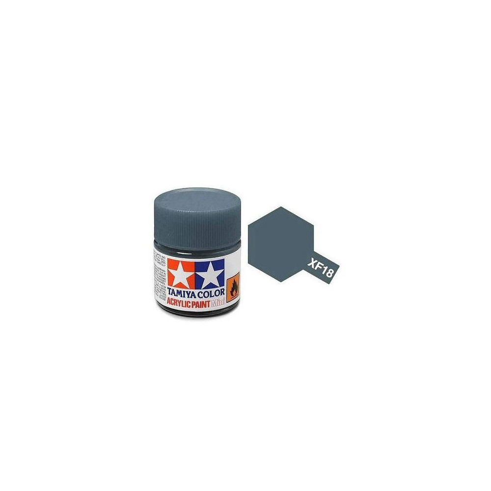 Tamiya Color XF18 -peinture acrylique - bleu medium - Mat