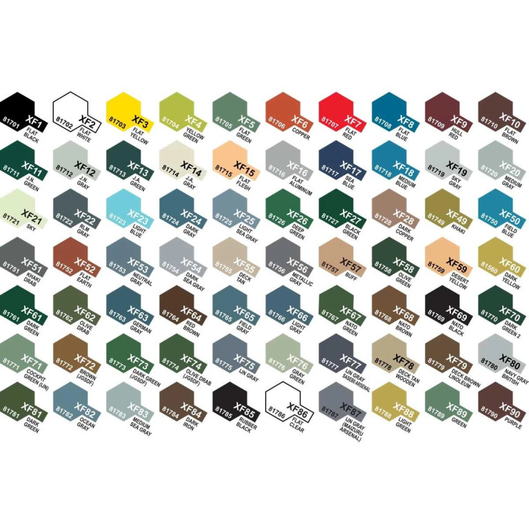 Tamiya Color XF18 -peinture acrylique - bleu medium - Mat