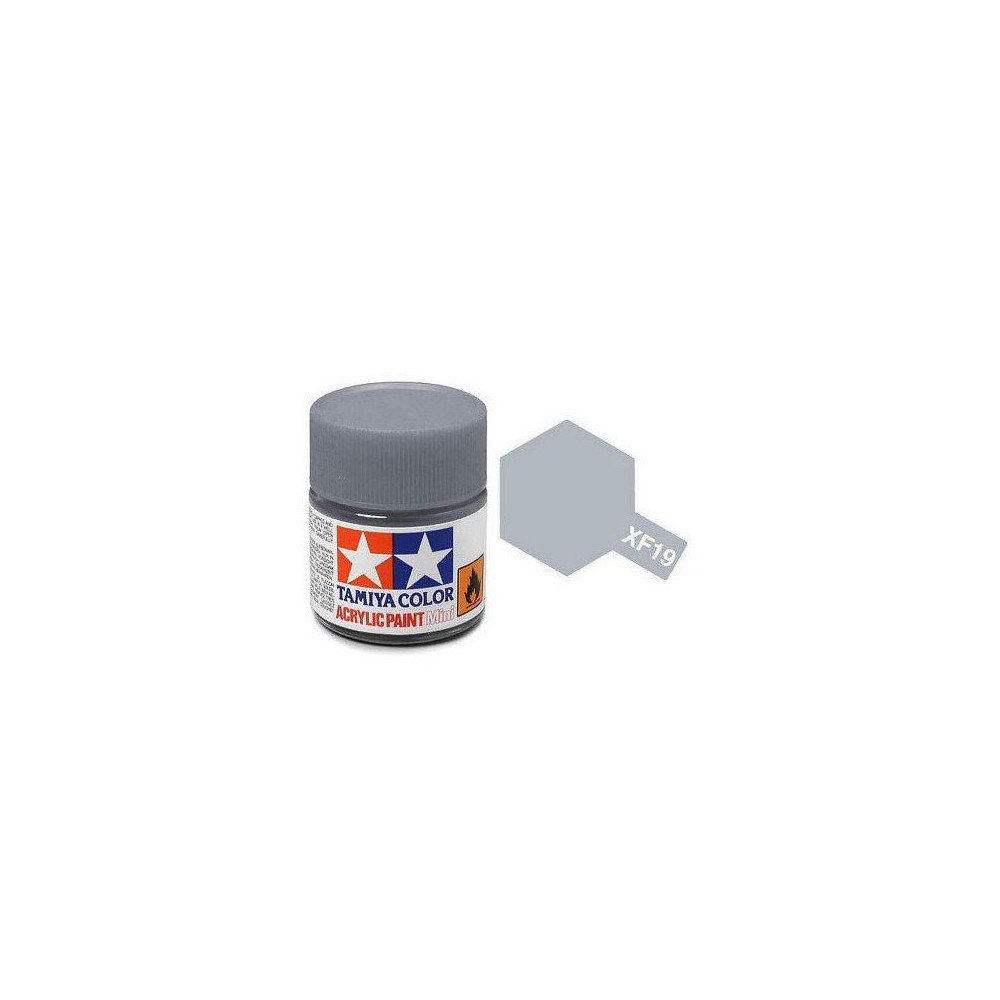 Tamiya Color XF19 -peinture acrylique - gris ciel - Mat