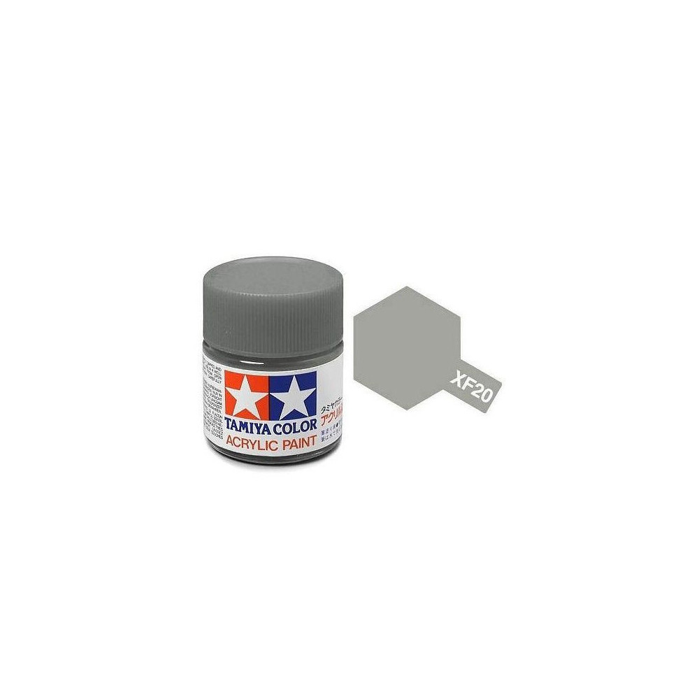 Tamiya Color XF20 -peinture acrylique - gris medium