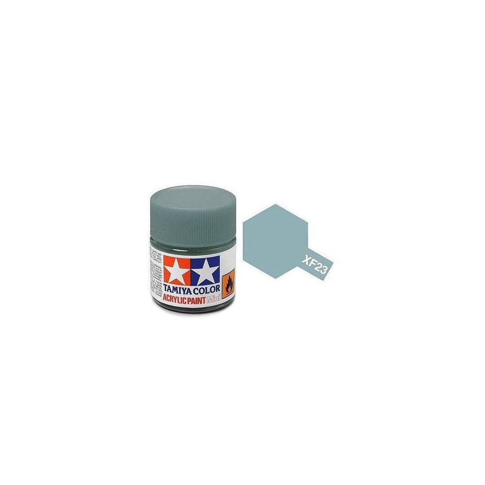 Tamiya Color XF23 -peinture acrylique - bleu clair - Mat