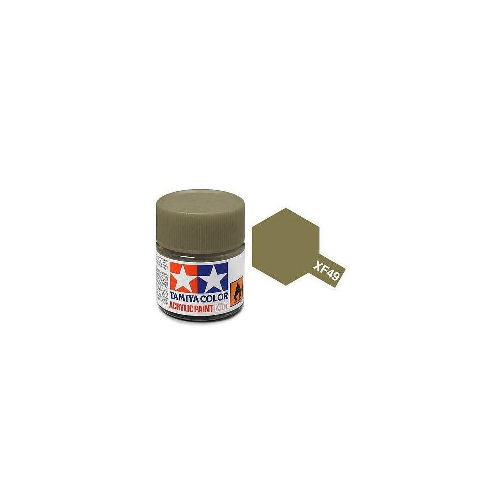 Tamiya Color XF49 -peinture acrylique - kaki - Mat