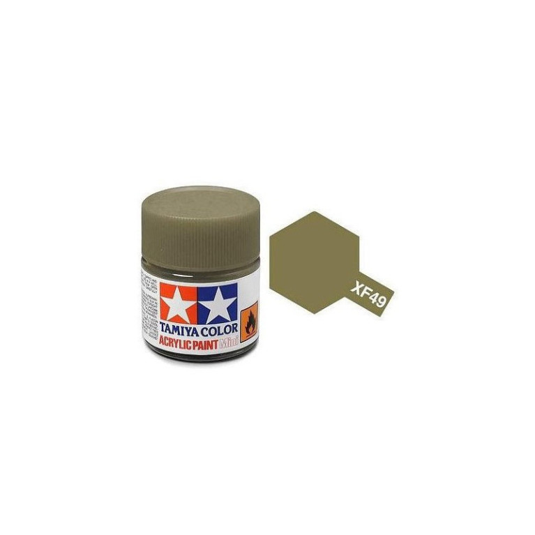Tamiya Color XF49 -peinture acrylique - kaki - Mat