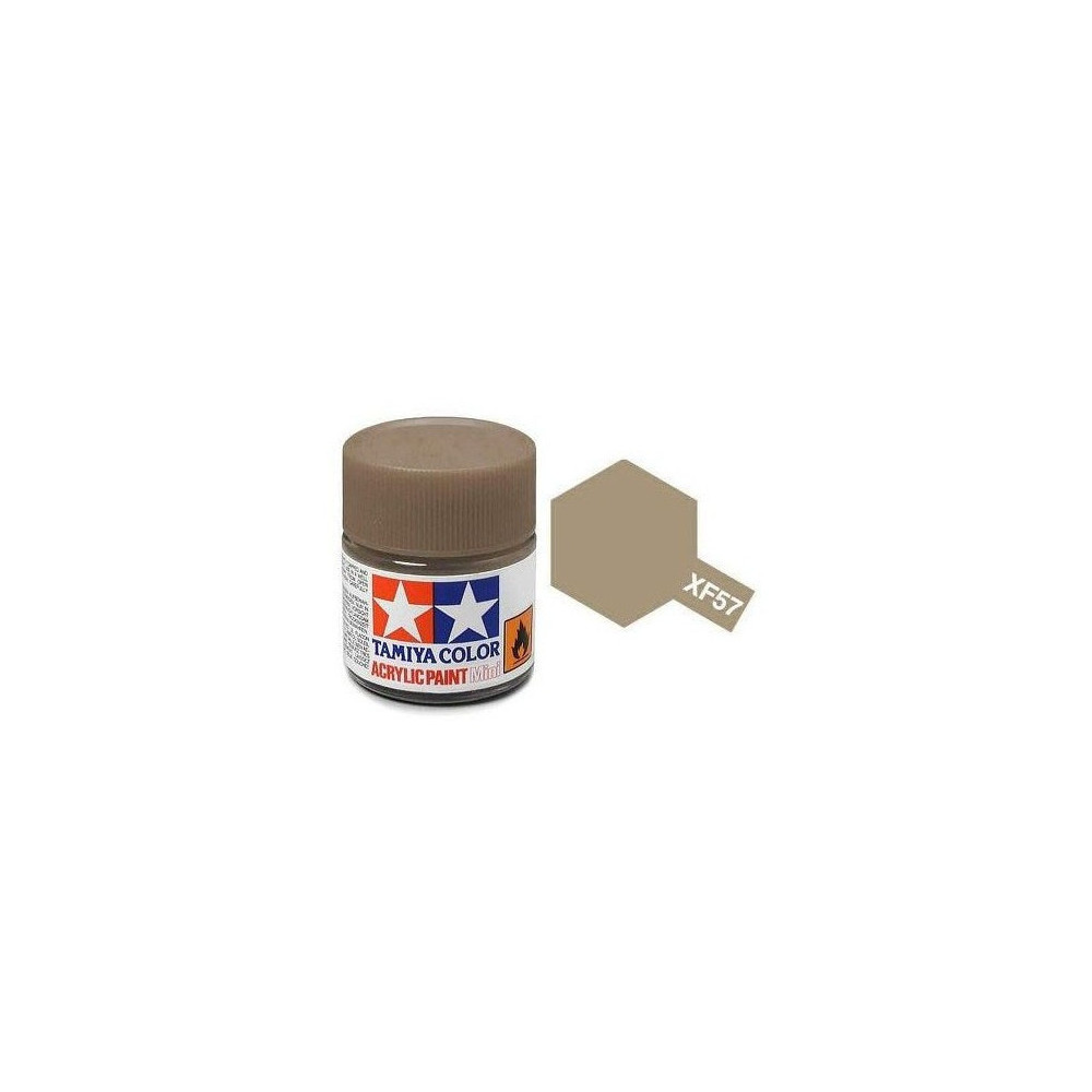 Tamiya Color XF57 -peinture acrylique - chamois - Mat