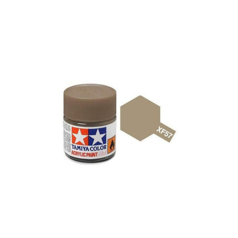 Tamiya Color XF57 -peinture acrylique - chamois - Mat