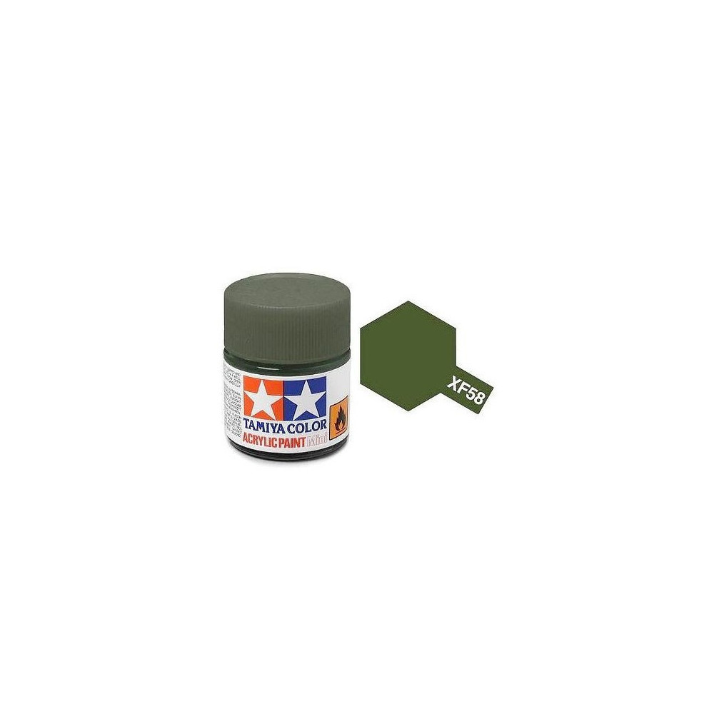 Tamiya Color XF58 -peinture acrylique - vert olive - Mat
