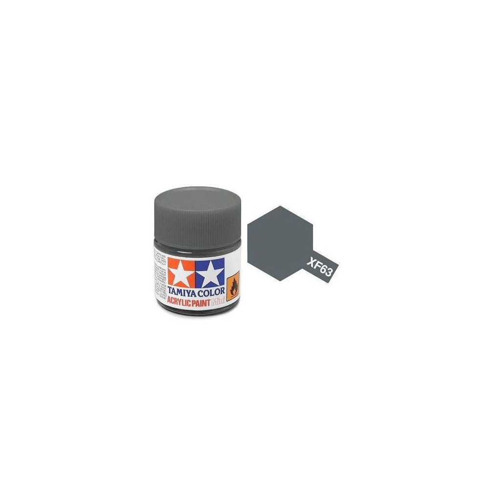 Tamiya Color XF63 -peinture acrylique - Gris réservoir - Mat