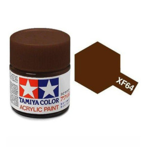 Tamiya Color XF64 -peinture acrylique - rouge brun - Mat