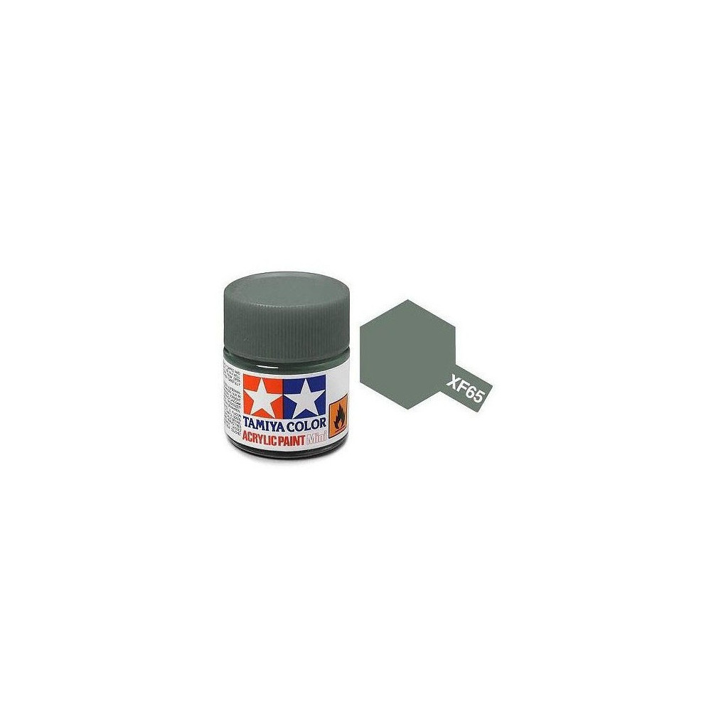 Tamiya Color XF65 -peinture acrylique - gris campagne - Mat