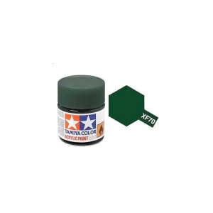 Tamiya Color XF70 -peinture acrylique - vert foncé - Mat