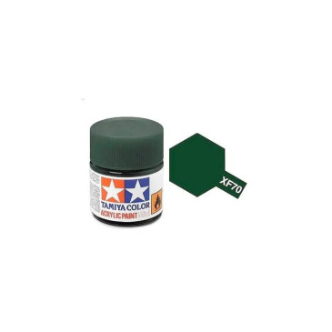 Tamiya Color XF70 -peinture acrylique - vert foncé - Mat