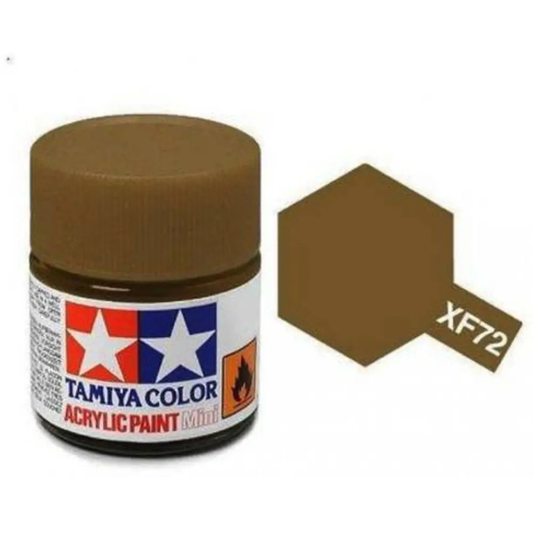 Tamiya Color XF72 -peinture acrylique - brun JGSD - Mat