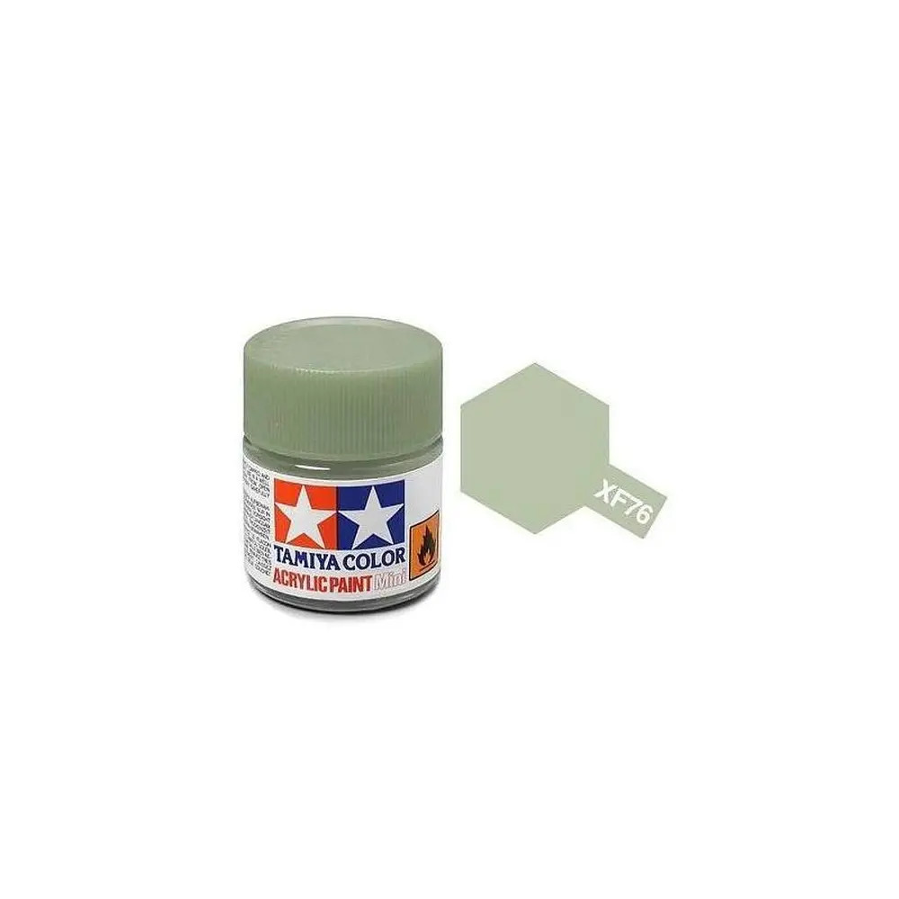 Tamiya Color XF76 -peinture acrylique - gris vert - Mat
