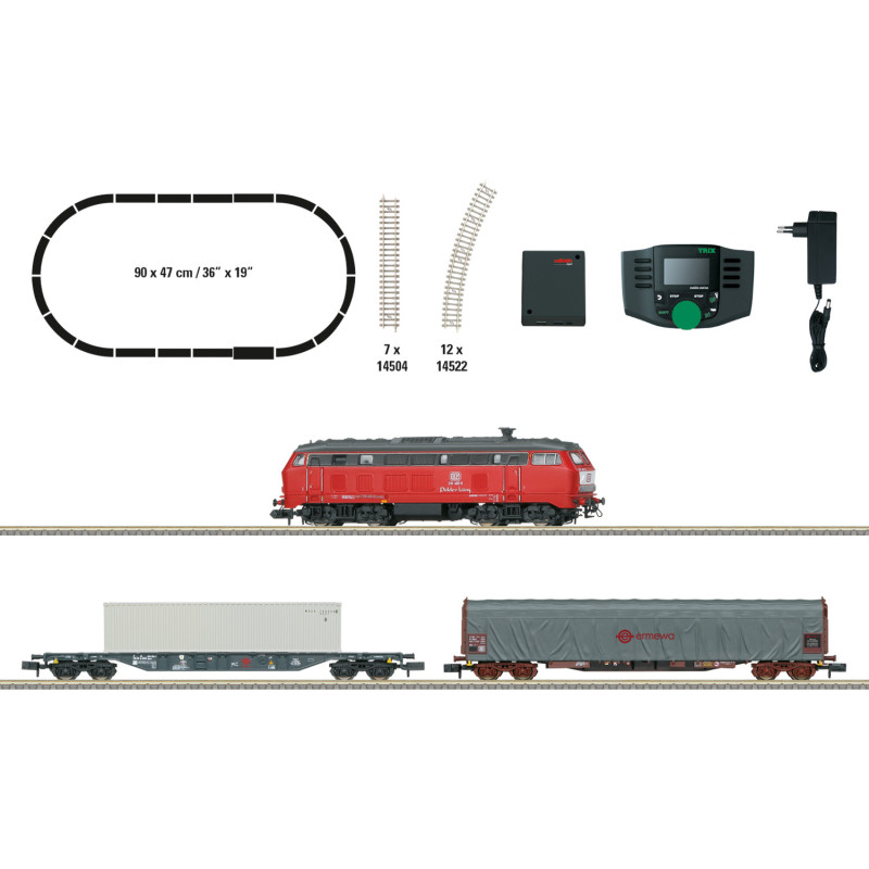 MINITRIX -11161 Coffret de démarrage numérique « Train de marchandises »