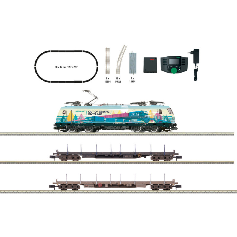 MINITRIX -11165 Coffret de démarrage numérique « Train de marchandises »