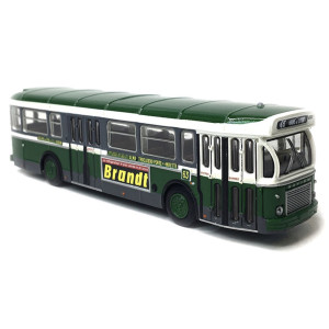 BREKINA 4363- Autobus SAVIEM SC10, 0-4-4, RATP ligne 63 (Gare du Lyon - Porte de la Muette) 1974 - HO 1/87