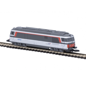 Azar Models L01-MS2 Locomotive diesel BB 67619 Multiservices SNCF Logo "Casquette", analogique - ep V, Z