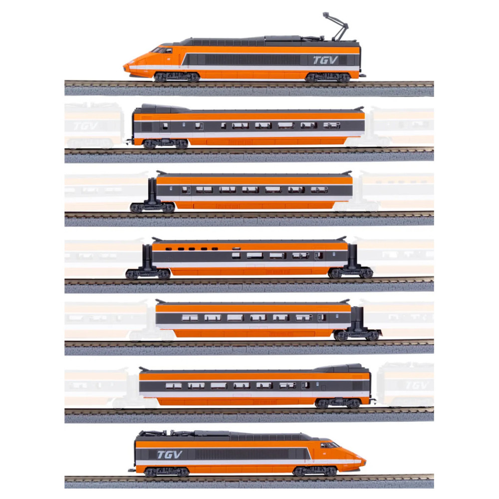 AZAR MODELS T01-OR1A - TGV Sud-Est - orange - analogique