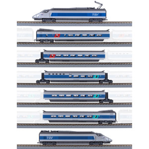 AZAR MODELS T01-AB1A Coffret TGV Paris Sud-Est (PSE), SNCF, Atlantique, échelle Z