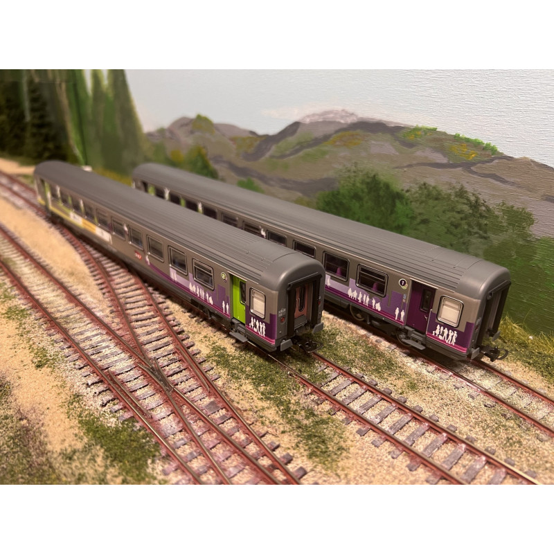 PIKO 97134A - 1 voiture voyageurs Corail Vtucl. Intercités RÉMI -SNCF- Ep -VI - HO