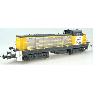 Locomotive diesel BB 664601 "INFRA", logo casquette, SNCF