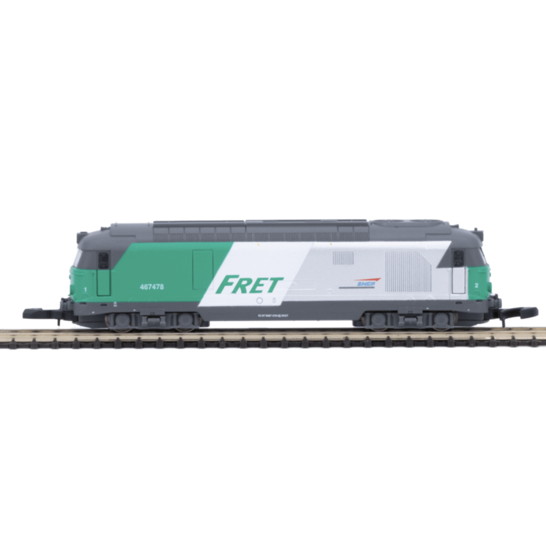 Azar Models L01-FR2 Locomotive diesel BB67478 Fret, SNCF, \"logo Casquette\" analogique - Z