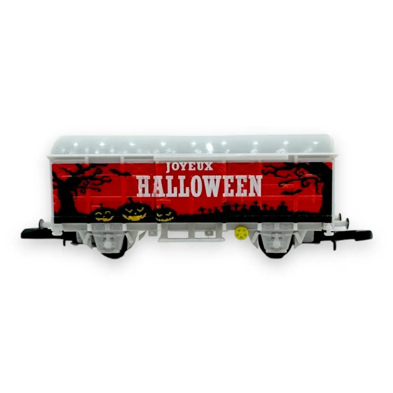 AZAR MODEL W02-H24 Wagon couvert collector spécial Halloween - Azar Models W02-H24 - Z 1/220