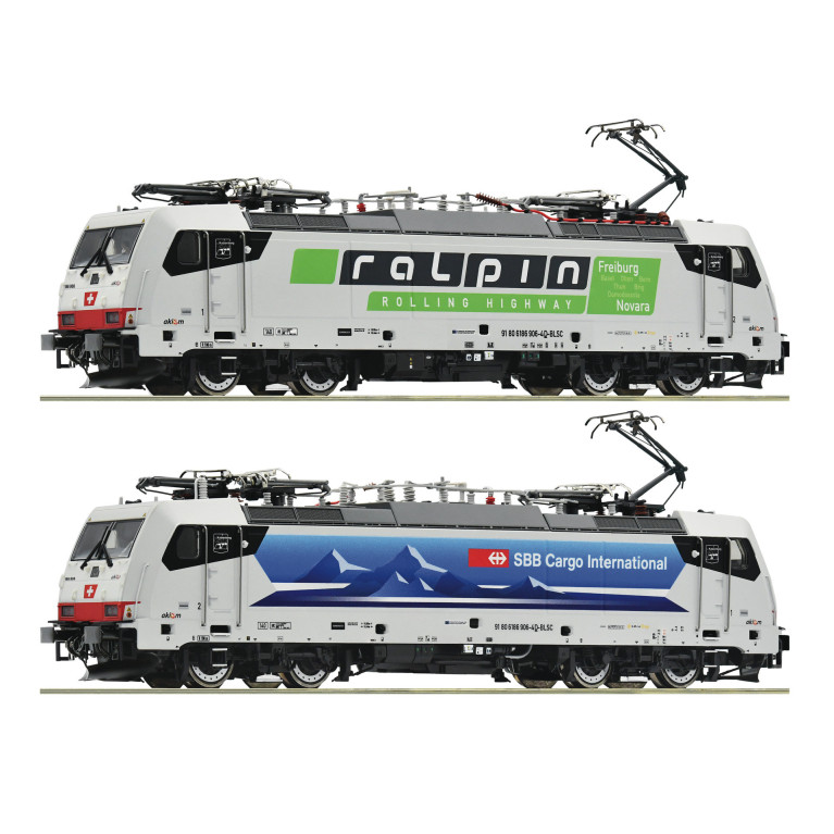 Roco 70733 Locomotive électrique 186 906-4 «RALpiercer», CFF, Ep VI, digital son, H0