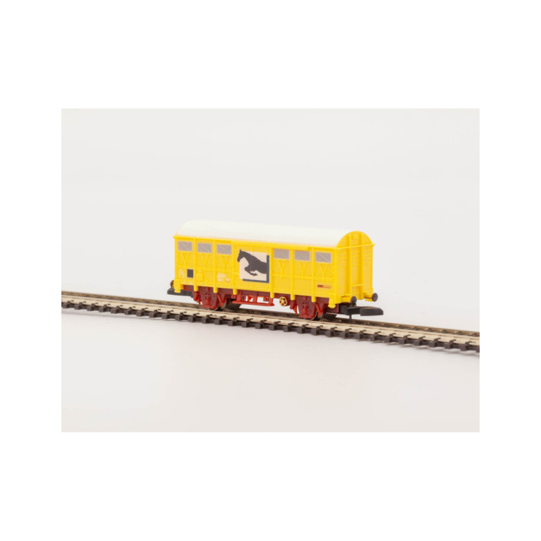 AZAR MODEL W02-CH- Couvert à bogies - transport bétail cheval - échelle Z
