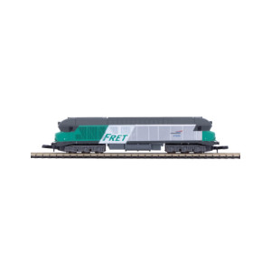 Azar Models L02-FR2A - Locomotive diesel BB67478 Fret, SNCF, "logo Casquette" analogique - Z
