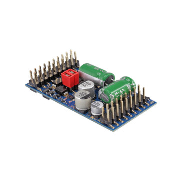 ESU 58315- voie 0 LokSound 5 L "Décodeur vide" DCC / MM / SX / M4, embase à broches avec adaptateur