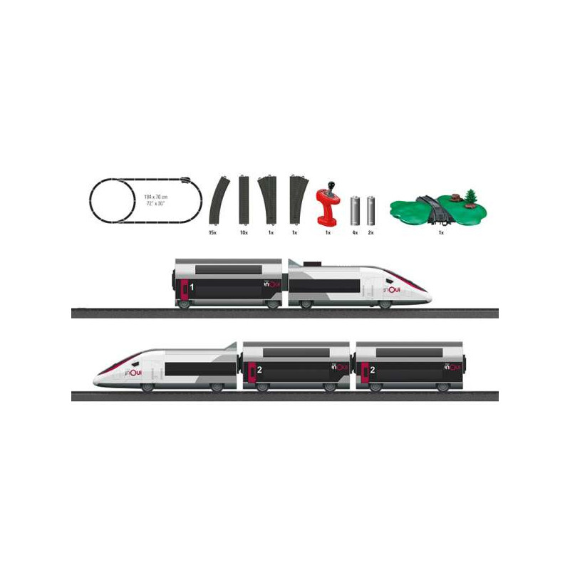 MARKLIN 29406 - My world - Coffret de démarrage « TGV Duplex »
