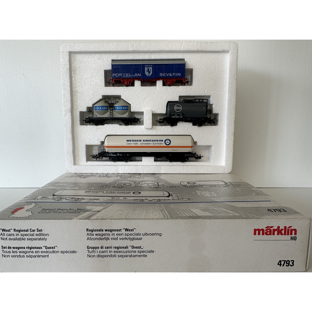 Märklin 4793 - coffret 4 wagons Regional Wagen set WEST DB BO