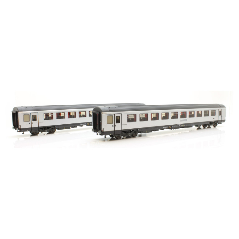 LSMODELS 40996 - 2 voitures Corail VTU PLC A10rtu, affrètement, avant pelliculage, Sncf, Ep V
