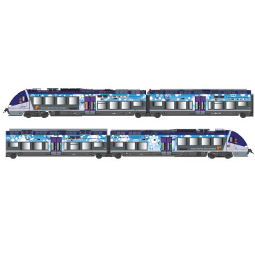 LSMODELS 10392S - Automotrice AGC, BB81621 / 81622, 4 éléments, PACA AIX, SNCF, Ep. VI digital sonore